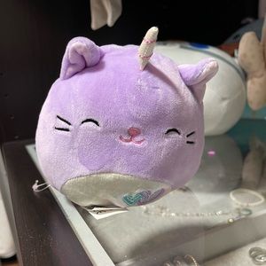 5” reversible cat and horse Squishmallow